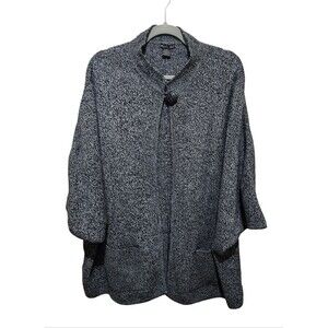 Womens 3X Cally One Button Short-sleeved Cardigan